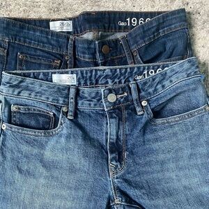 Gap blue jeans 26/2p - 2 pairs